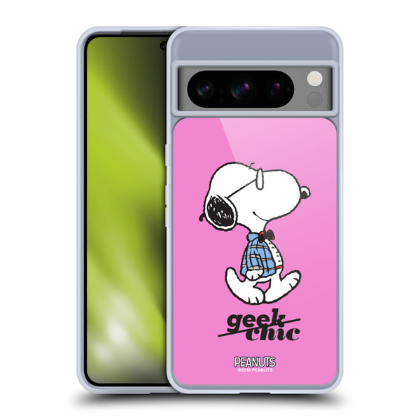 Peanuts The Many Faces Of Snoopy Joe Preppy Soft Gel Case for Google Pixel 8 Pro