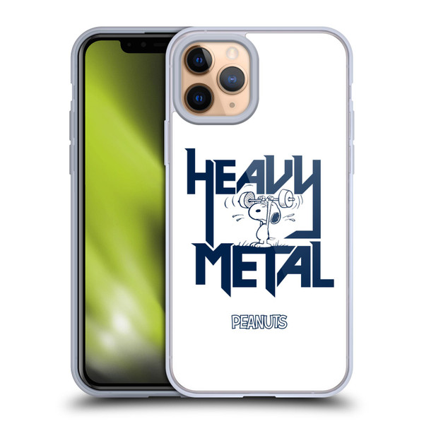 Peanuts Rock Tees Snoopy Heavy Metal Soft Gel Case for Apple iPhone 11 Pro & MagSafe
