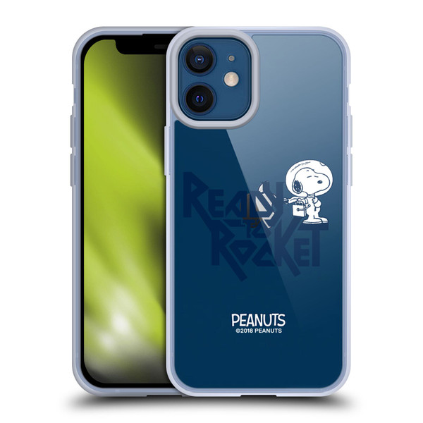Peanuts Rock Tees Snoopy Ready To Rocket Soft Gel Case for Apple iPhone 12 Mini & MagSafe