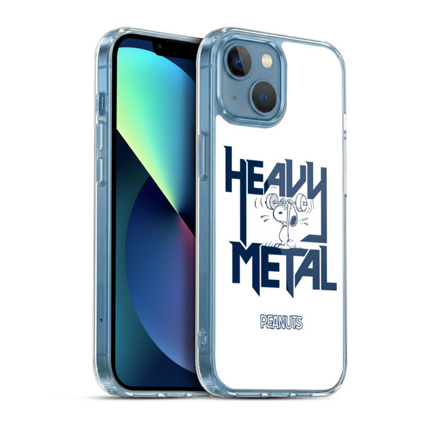 Peanuts Rock Tees Snoopy Heavy Metal Soft Gel Case for Apple iPhone 13 Mini & MagSafe