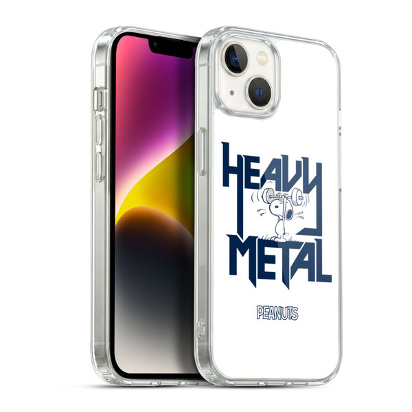 Peanuts Rock Tees Snoopy Heavy Metal Soft Gel Case for Apple iPhone 14 Plus & MagSafe