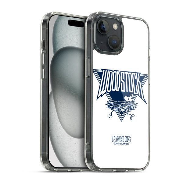 Peanuts Rock Tees Woodstock Insignia Soft Gel Case for Apple iPhone 15 & MagSafe