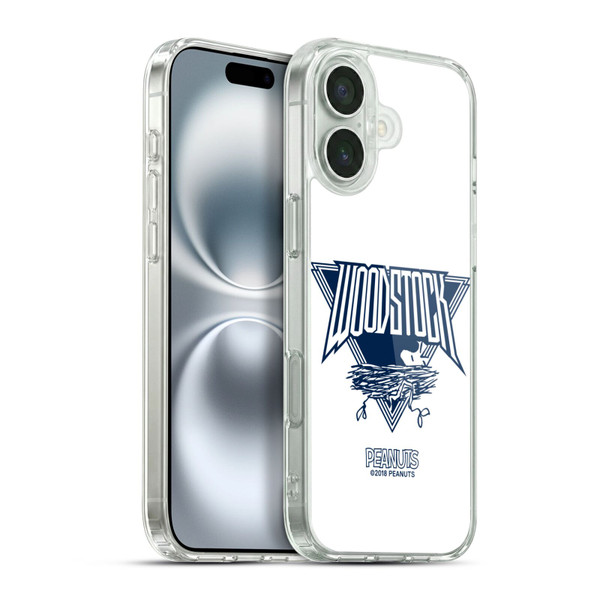 Peanuts Rock Tees Woodstock Insignia Soft Gel Case for Apple iPhone 16 Plus & MagSafe