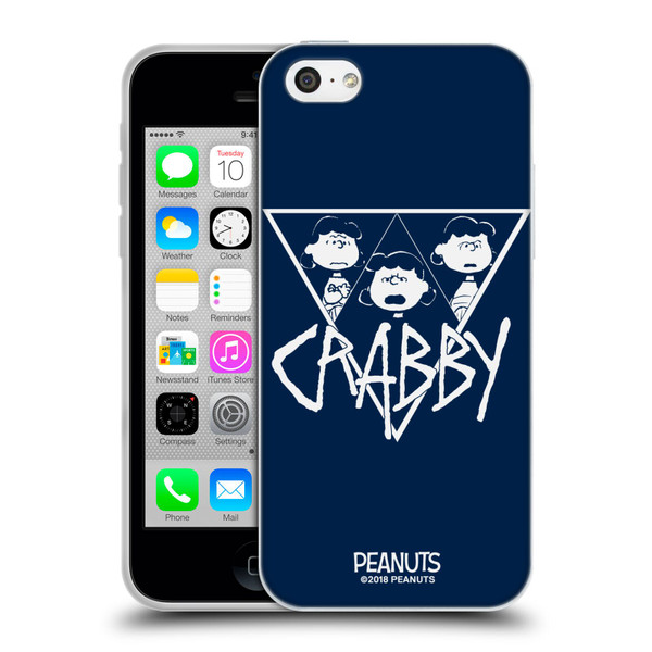 Peanuts Rock Tees Lucy Van Pelt Crabby Soft Gel Case for Apple iPhone 5c
