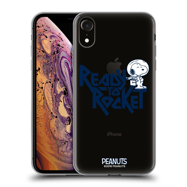 Peanuts Rock Tees Snoopy Ready To Rocket Soft Gel Case for Apple iPhone XR