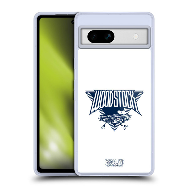 Peanuts Rock Tees Woodstock Insignia Soft Gel Case for Google Pixel 7a