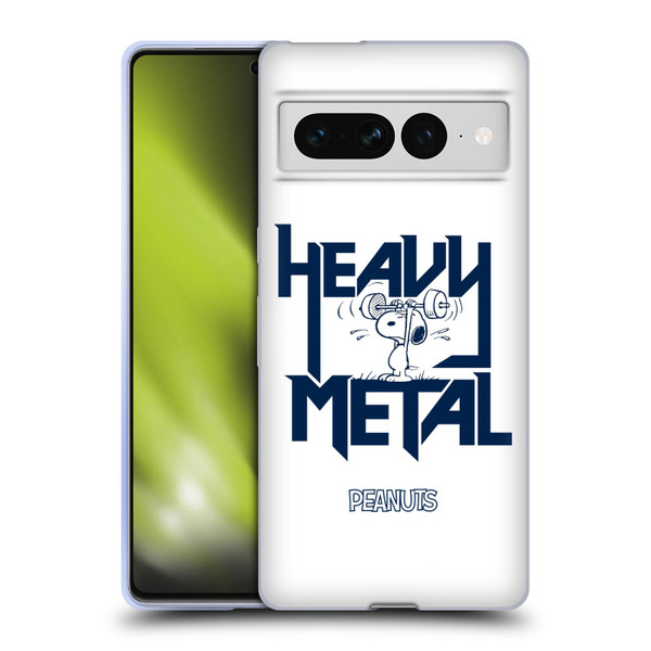 Peanuts Rock Tees Snoopy Heavy Metal Soft Gel Case for Google Pixel 7 Pro