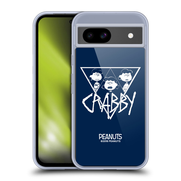 Peanuts Rock Tees Lucy Van Pelt Crabby Soft Gel Case for Google Pixel 8a