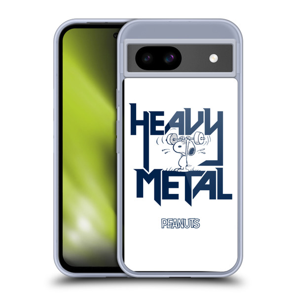 Peanuts Rock Tees Snoopy Heavy Metal Soft Gel Case for Google Pixel 8a