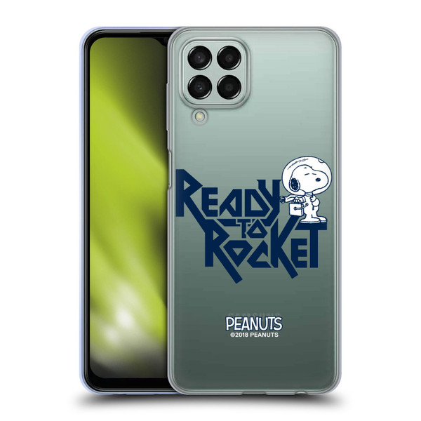 Peanuts Rock Tees Snoopy Ready To Rocket Soft Gel Case for Samsung Galaxy M33 (2022)