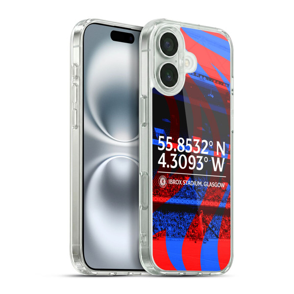 Rangers FC Crest Stadium Soft Gel Case for Apple iPhone 16 Plus & MagSafe