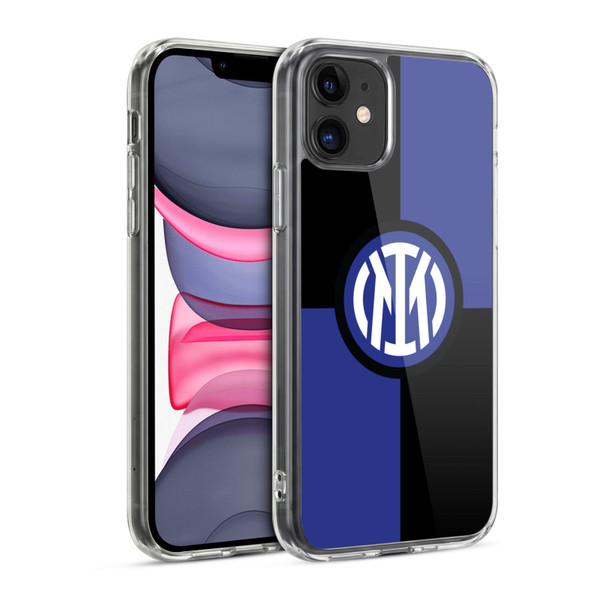 Fc Internazionale Milano Badge Flag Soft Gel Case for Apple iPhone 11