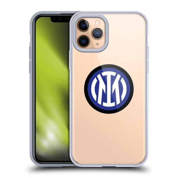 Fc Internazionale Milano Badge Logo Soft Gel Case for Apple iPhone 11 Pro & MagSafe