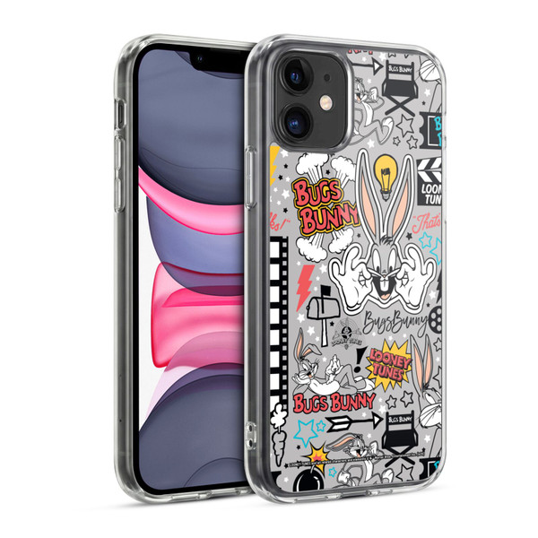 Looney Tunes Graphics and Characters Bugs Bunny Soft Gel Case for Apple iPhone 11