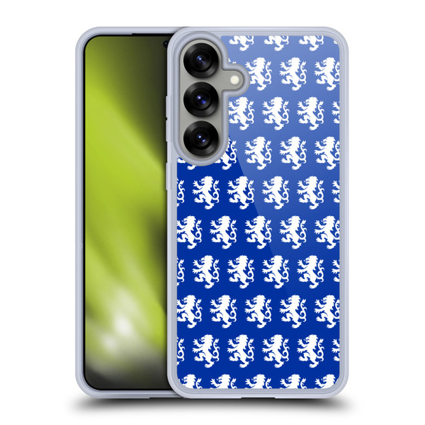 Rangers FC Crest Pattern Soft Gel Case for Samsung Galaxy S25+ & MagSafe