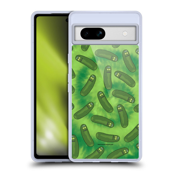 Rick And Morty Season 3 Graphics Pickle Rick Pattern Soft Gel Case for Google Pixel 7a
