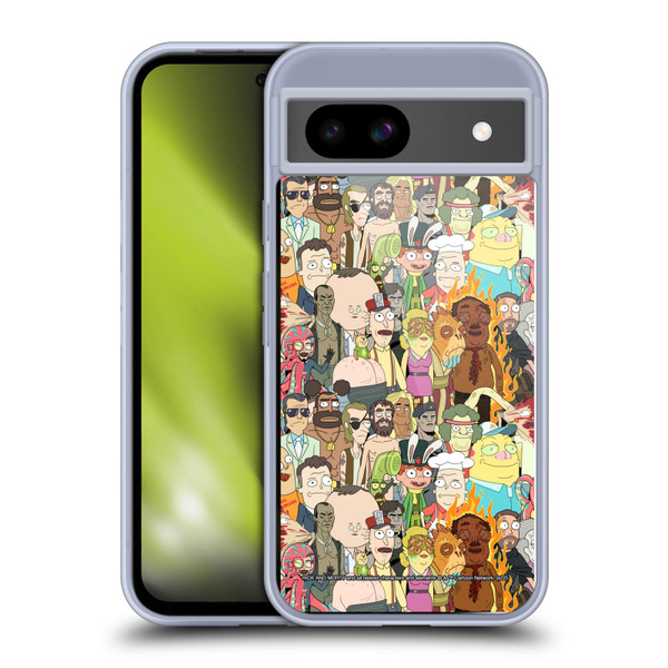 Rick And Morty Season 3 Graphics Interdimensional Space Cable Soft Gel Case for Google Pixel 8a