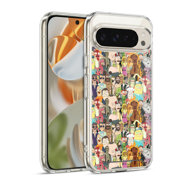 Rick And Morty Season 3 Graphics Interdimensional Space Cable Soft Gel Case for Google Pixel 9 / Pixel 9 Pro