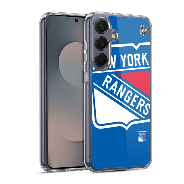 NHL New York Rangers Oversized Soft Gel Case for Samsung Galaxy S25 & MagSafe