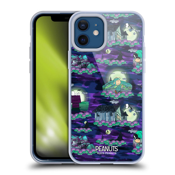 Peanuts Spooktacular Snoopy Patterns Soft Gel Case for Apple iPhone 12 / iPhone 12 Pro & MagSafe