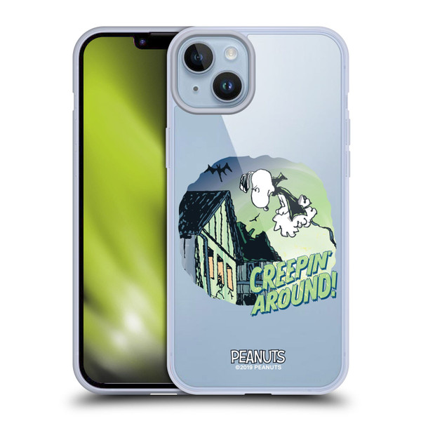 Peanuts Spooktacular Snoopy Vampire Soft Gel Case for Apple iPhone 14 Plus & MagSafe