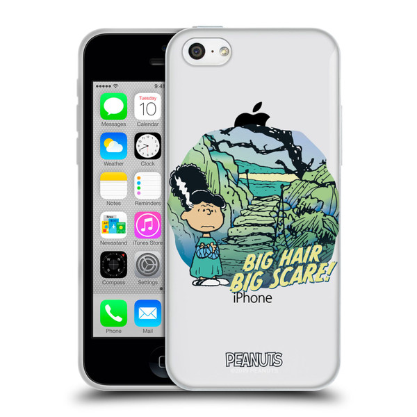 Peanuts Spooktacular Lucy Big Hair Soft Gel Case for Apple iPhone 5c