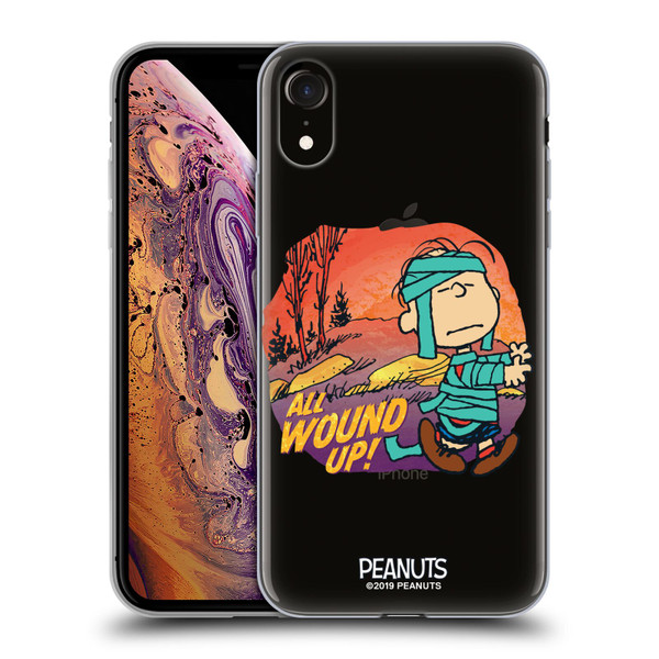 Peanuts Spooktacular Linus Mummy Soft Gel Case for Apple iPhone XR