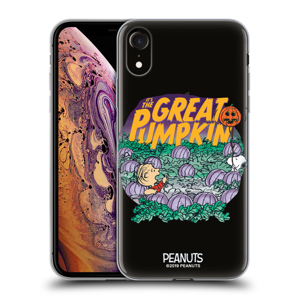 Peanuts Spooktacular Linus And Snoopy Soft Gel Case for Apple iPhone XR