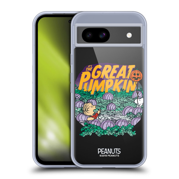 Peanuts Spooktacular Linus And Snoopy Soft Gel Case for Google Pixel 8a