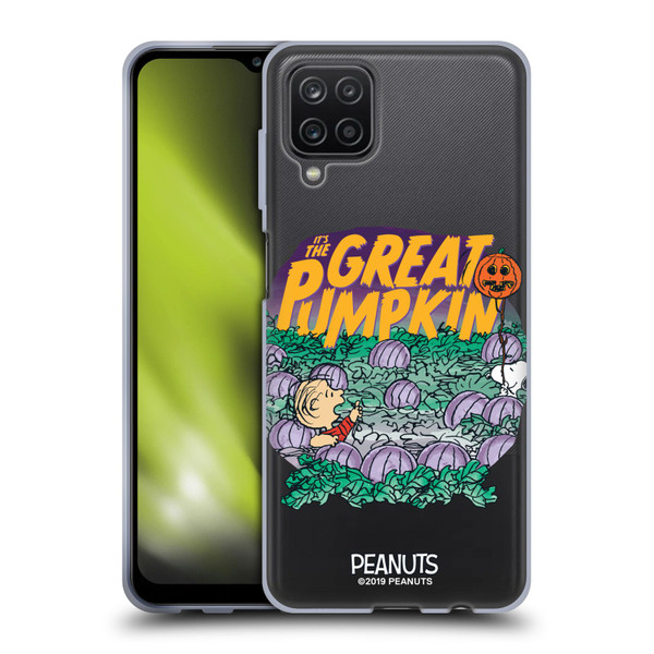 Peanuts Spooktacular Linus And Snoopy Soft Gel Case for Samsung Galaxy A12 (2020)