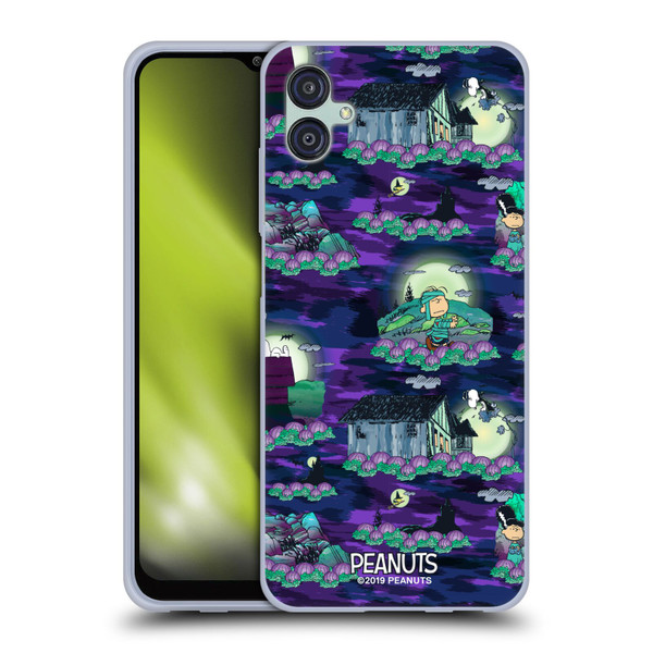 Peanuts Spooktacular Snoopy Patterns Soft Gel Case for Samsung Galaxy M04 5G / A04e
