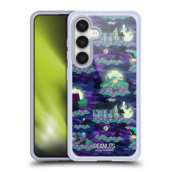 Peanuts Spooktacular Snoopy Patterns Soft Gel Case for Samsung Galaxy S24 5G & MagSafe