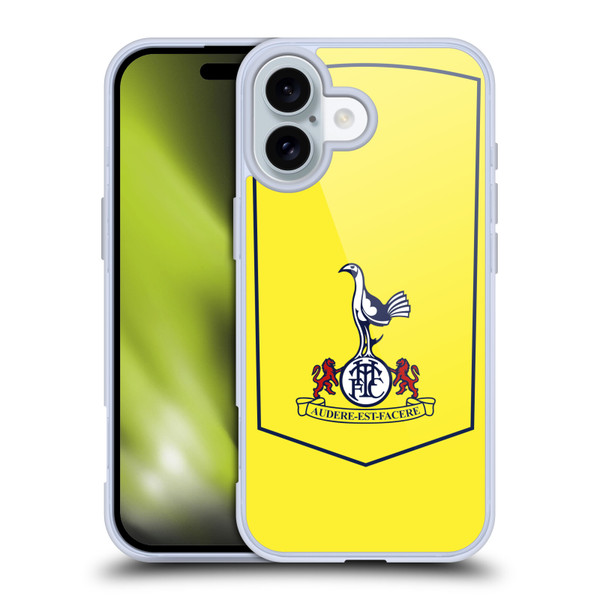Tottenham Hotspur F.C. 2025/26 Badge Kit Third Soft Gel Case for Apple iPhone 16 & MagSafe