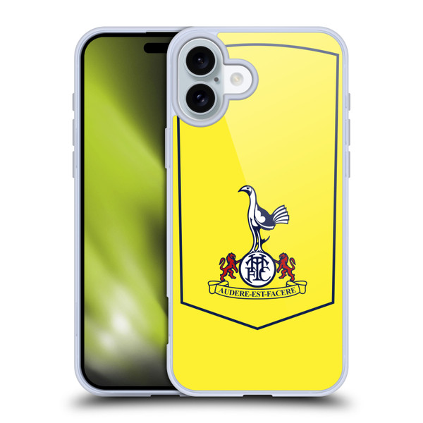 Tottenham Hotspur F.C. 2025/26 Badge Kit Third Soft Gel Case for Apple iPhone 16 Plus & MagSafe