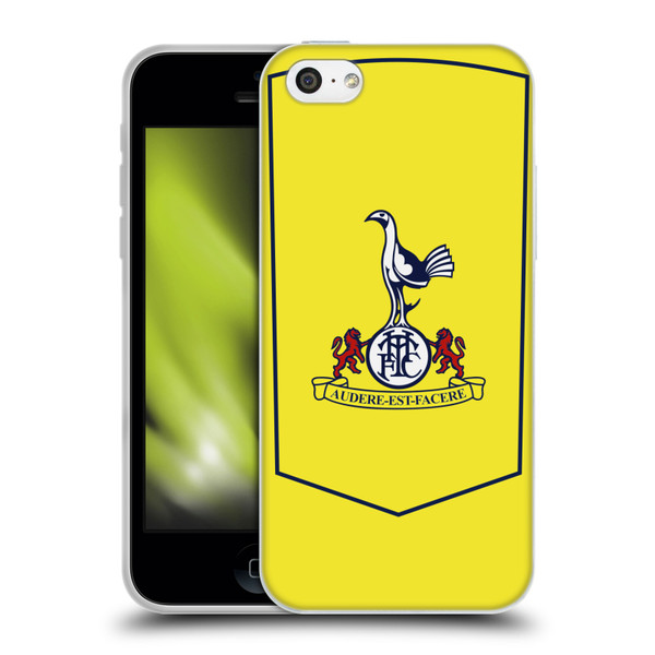 Tottenham Hotspur F.C. 2025/26 Badge Kit Third Soft Gel Case for Apple iPhone 5c