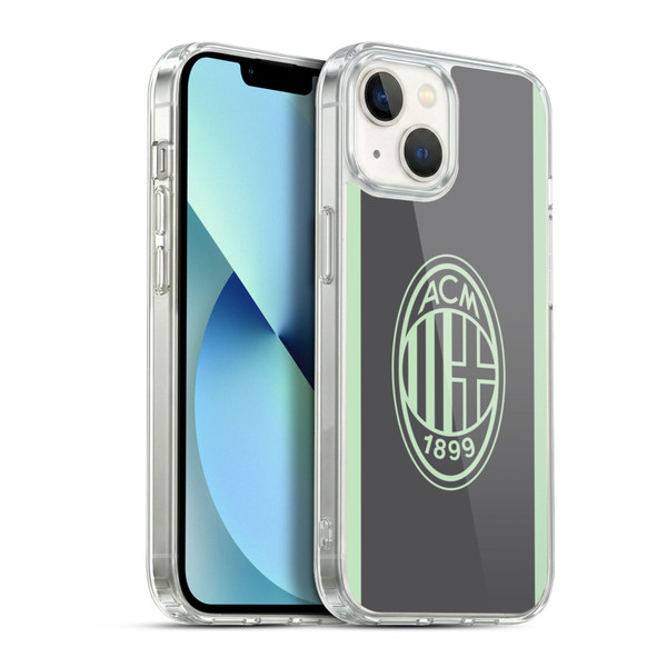 AC Milan 2024/25 Crest Kit Third Soft Gel Case for Apple iPhone 13