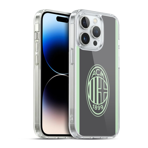 AC Milan 2024/25 Crest Kit Third Soft Gel Case for Apple iPhone 13 Pro & MagSafe