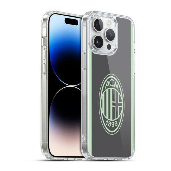 AC Milan 2024/25 Crest Kit Third Soft Gel Case for Apple iPhone 14 Pro Max & MagSafe