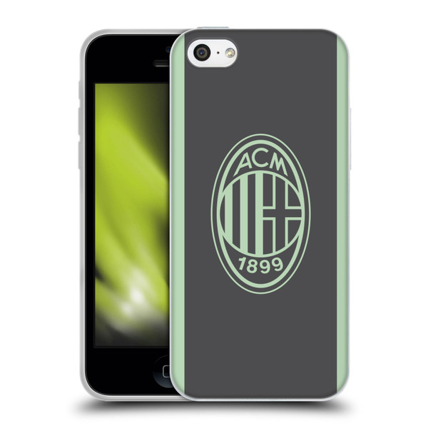 AC Milan 2024/25 Crest Kit Third Soft Gel Case for Apple iPhone 5c