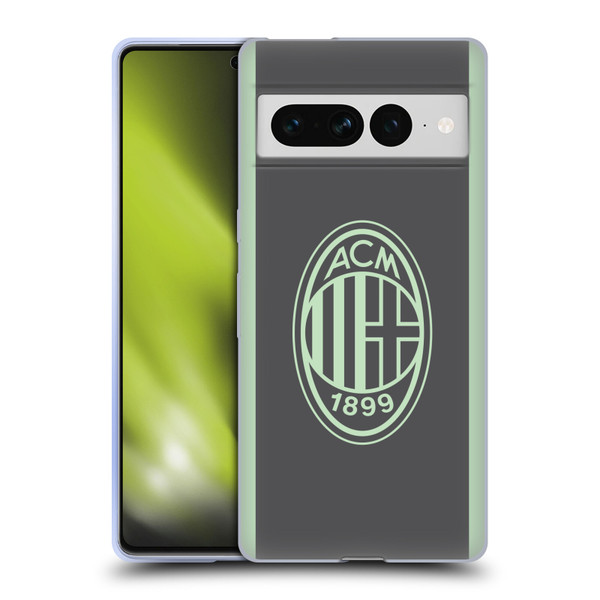 AC Milan 2024/25 Crest Kit Third Soft Gel Case for Google Pixel 7 Pro
