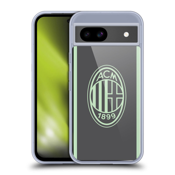AC Milan 2024/25 Crest Kit Third Soft Gel Case for Google Pixel 8a