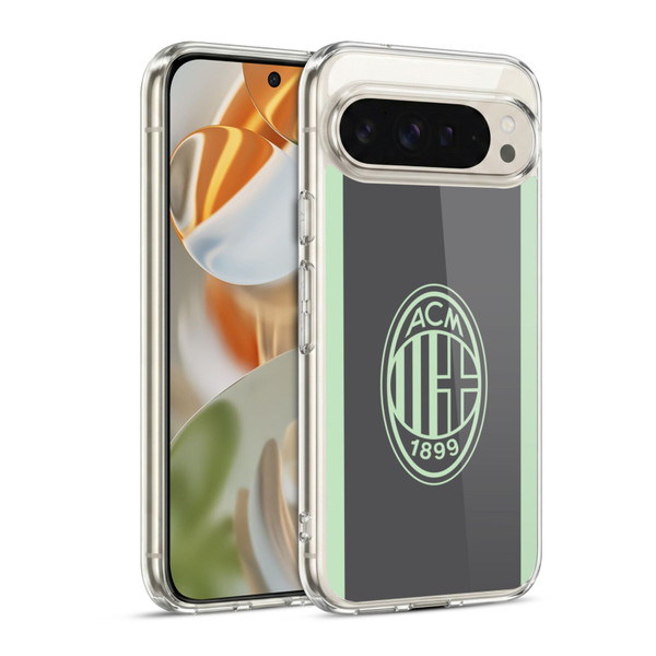 AC Milan 2024/25 Crest Kit Third Soft Gel Case for Google Pixel 9 / Pixel 9 Pro