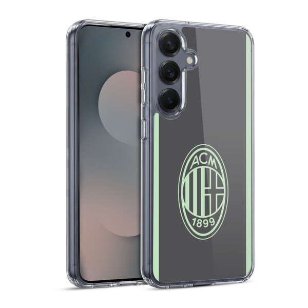 AC Milan 2024/25 Crest Kit Third Soft Gel Case for Samsung Galaxy S25 & MagSafe
