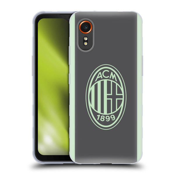 AC Milan 2024/25 Crest Kit Third Soft Gel Case for Samsung Galaxy Xcover7 5G