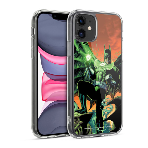 Batman DC Comics Iconic Comic Book Costumes Green Lantern Soft Gel Case for Apple iPhone 11