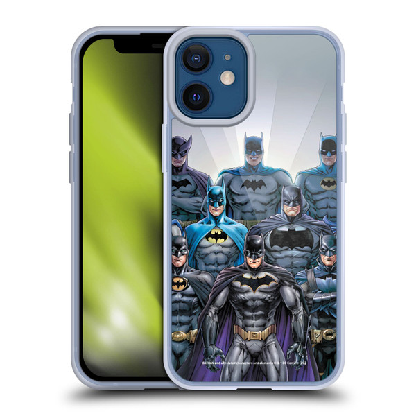 Batman DC Comics Iconic Comic Book Costumes Through The Years Soft Gel Case for Apple iPhone 12 Mini & MagSafe