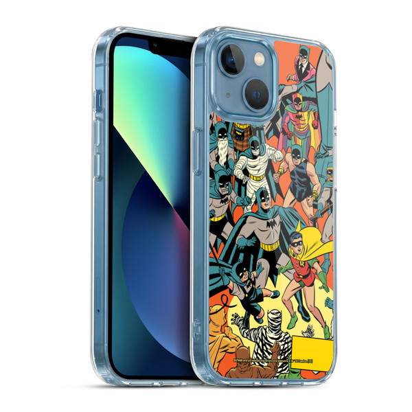 Batman DC Comics Iconic Comic Book Costumes Detective Comics 1000 Robin Soft Gel Case for Apple iPhone 13 Mini & MagSafe