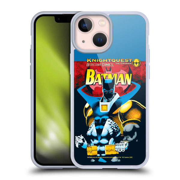 Batman DC Comics Iconic Comic Book Costumes Knightquest Soft Gel Case for Apple iPhone 13 Mini & MagSafe