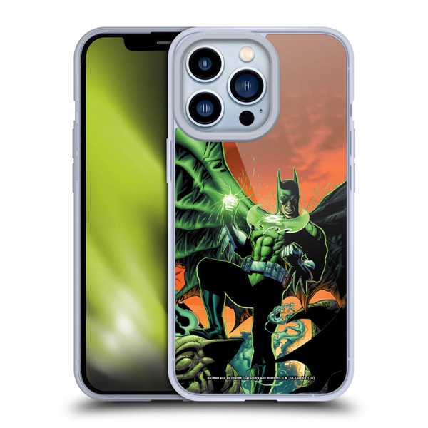 Batman DC Comics Iconic Comic Book Costumes Green Lantern Soft Gel Case for Apple iPhone 13 Pro & MagSafe