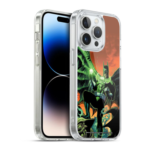 Batman DC Comics Iconic Comic Book Costumes Green Lantern Soft Gel Case for Apple iPhone 13 Pro & MagSafe